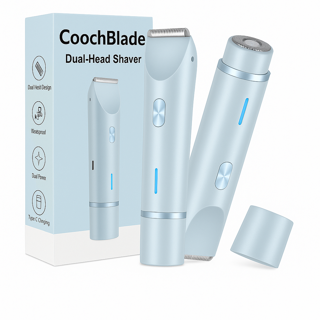 CoochBlade™ 2 in 1 body shaver